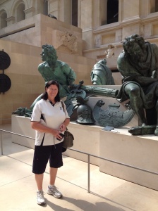 Mum in the Louvre