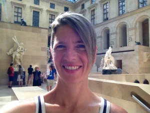 Selfie in the Louvre
